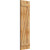 Ekena Millwork Rustic Wood Shutter - Rough Sawn Western Red Cedar - RBJ06Z16X058RWR
