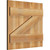 Ekena Millwork Rustic Wood Shutter - Rough Sawn Western Red Cedar - RBJ06Z21X020RWR