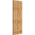 Ekena Millwork Rustic Wood Shutter - Rough Sawn Western Red Cedar - RBJ06Z21X055RWR