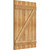 Ekena Millwork Rustic Wood Shutter - Rough Sawn Western Red Cedar - RBJ06Z26X040RWR