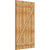 Ekena Millwork Rustic Wood Shutter - Rough Sawn Western Red Cedar - RBJ06Z32X056RWR