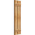 Ekena Millwork Rustic Wood Shutter - Rough Sawn Western Red Cedar - RBS06S11X041RWR