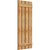 Ekena Millwork Rustic Wood Shutter - Rough Sawn Western Red Cedar - RBS06S23X054RWR