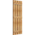 Ekena Millwork Rustic Wood Shutter - Rough Sawn Western Red Cedar - RBS06S23X060RWR