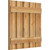 Ekena Millwork Rustic Wood Shutter - Rough Sawn Western Red Cedar - RBS06S29X029RWR