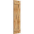 Ekena Millwork Rustic Wood Shutter - Rough Sawn Western Red Cedar - RBS06Z17X058RWR