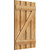 Ekena Millwork Rustic Wood Shutter - Rough Sawn Western Red Cedar - RBS06Z23X036RWR