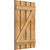 Ekena Millwork Rustic Wood Shutter - Rough Sawn Western Red Cedar - RBS06Z23X037RWR