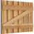 Ekena Millwork Rustic Wood Shutter - Rough Sawn Western Red Cedar - RBS06Z35X024RWR