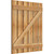 Ekena Millwork Rustic Wood Shutter - Rough Sawn Western Red Cedar - RBS06Z35X040RWR