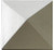 Jarlin Cabinetry - Shaker Pyramid Block - PB3 - Dove White Shaker