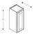 Blue Valley Shaker Espresso Kitchen Cabinet - ESS-W1530