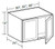 Ideal Cabinetry Hawthorne Cinnamon Wall Cabinet - W302415-HCN