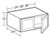 Ideal Cabinetry Hawthorne Cinnamon Wall Cabinet - W242412-HCN