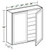 Ideal Cabinetry Hawthorne Cinnamon Wall Cabinet - W3036-HCN