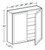 Ideal Cabinetry Hawthorne Cinnamon Wall Cabinet - W3042-HCN