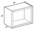 Ideal Cabinetry Hawthorne Cinnamon Wall Cabinet - WMC301818ND-HCN