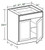 Ideal Cabinetry Hawthorne Cinnamon Base Cabinet - B27-HCN