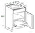 Ideal Cabinetry Hawthorne Cinnamon Base Cabinet - B18-1T-HCN
