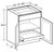Ideal Cabinetry Hawthorne Cinnamon Base Cabinet - B30-1T-HCN