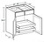 Ideal Cabinetry Hawthorne Cinnamon Base Cabinet - B36-2T-HCN