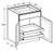 Ideal Cabinetry Hawthorne Cinnamon Base Cabinet - B27-2T-HCN