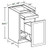 Ideal Cabinetry Hawthorne Cinnamon Base Cabinet - B1WB15-HCN