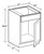 Ideal Cabinetry Hawthorne Cinnamon Base Cabinet - SB21-HCN