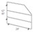 Ideal Cabinetry Hawthorne Cinnamon Tray Dividers - TD12CR-HCN