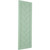 Ekena Millwork Single Panel Herringbone Modern Style Fixed Mount Shutters - Painted Expanded Cellular PVC - TFP001HB15X025SG