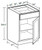 Ideal Cabinetry Norwood Deep Onyx Base Cabinet - B12-NDO