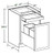 Ideal Cabinetry Norwood Deep Onyx Base Cabinet - B2DWB21-NDO