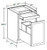 Ideal Cabinetry Nassau Mythic Blue Base Cabinet - B2DWB18-NMB