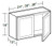 Ideal Cabinetry Fulton Mocha Wall Cabinet - W2418-FMG