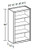 Ideal Cabinetry Fulton Mocha Wall Cabinet - Without Doors - W0936ND-FMG