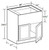 Ideal Cabinetry Fulton Mocha Base Cabinet - FSB36-FMG