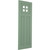 Ekena Millwork San Antonio Mission Style Fixed Mount Shutters - Painted Expanded Cellular PVC - TFP001SA12X025TG