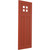 Ekena Millwork San Antonio Mission Style Fixed Mount Shutters - Painted Expanded Cellular PVC - TFP001SA12X026CL