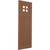 Ekena Millwork San Antonio Mission Style Fixed Mount Shutters - Painted Expanded Cellular PVC - TFP001SA15X025BT