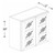 Blue Valley Shaker Modern Slate Kitchen Cabinet - MS-W2430GD