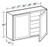 Ideal Cabinetry Nantucket Polar White Wall Cabinet - W2430-NPW