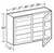 Ideal Cabinetry Nantucket Polar White Wall Cabinet - Glass Doors - W3030PFG-NPW