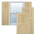 Ekena Millwork San Miguel Mission Style Fixed Mount Shutters - Painted Expanded Cellular PVC - TFP001SM12X026NT