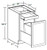Ideal Cabinetry Nantucket Polar White Base Cabinet - B1DWB15-NPW