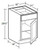 Ideal Cabinetry Nantucket Polar White Desk Door Cabinet - DDO15-NPW