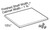 Ideal Cabinetry Nantucket Polar White Matching Interior Wall Cabinet Shelf Kits - SK1212MI-NPW