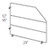 Ideal Cabinetry Nantucket Polar White Tray Dividers - TD12CR-NPW