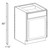 Ideal Cabinetry Nantucket Polar White Heat Shield - Heat-Shield-Black-NPW