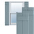 Ekena Millwork Two Board Joined Board-n-Batten Shutters - Painted Expanded Cellular PVC - TFP101BBF11X030SB