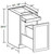 Ideal Cabinetry Waterford Vivid White Base Cabinet - B1WB15-WVW